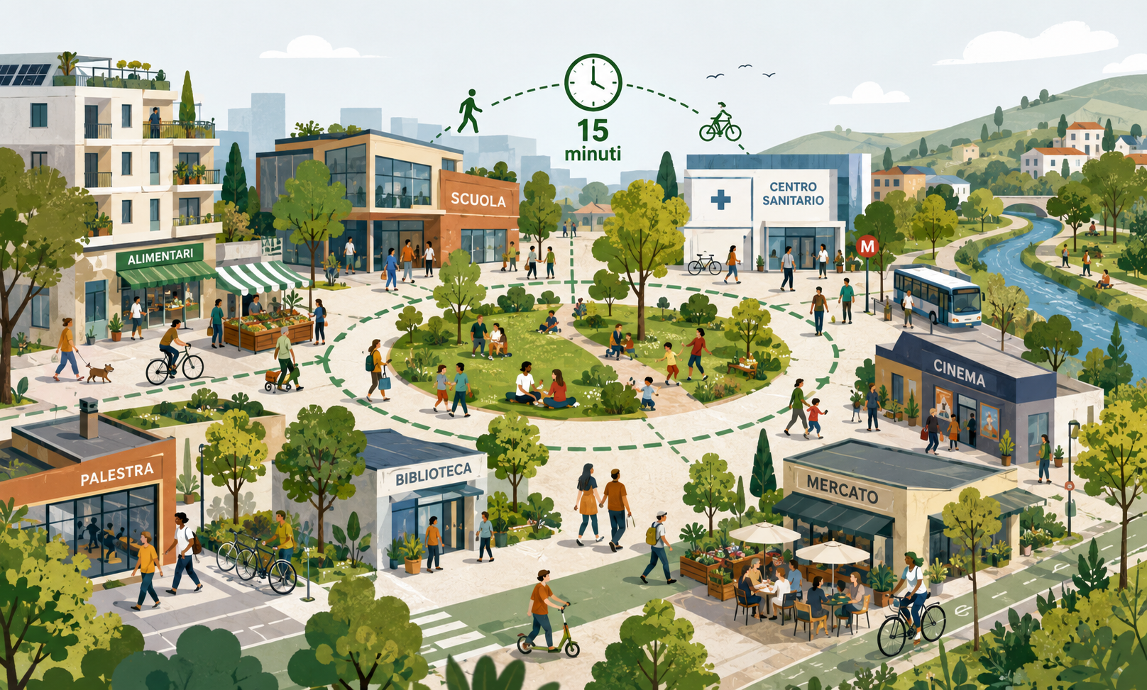 it città dei 15 minuti